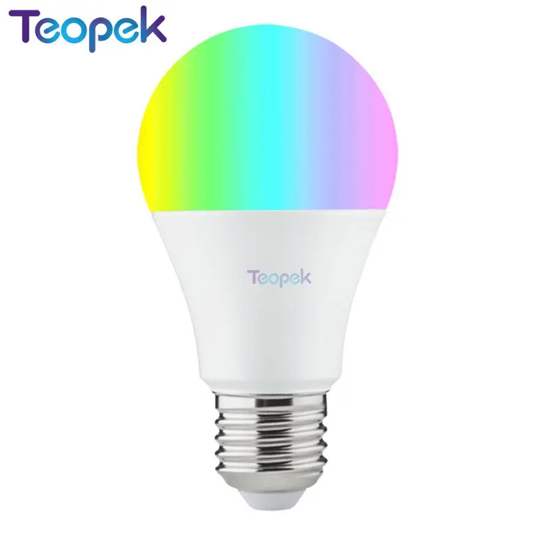 

Умная Светодиодная лампа E27 RGB + CCT, 7 Вт, WiFi, Alexa Google, голосовое управление, Волшебный дом, светодиодсветильник Па