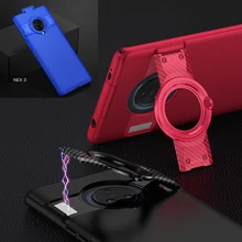 Neueste Fall für VIVO NEX 3 Fall NEX3 360 Volle Schutz Matte PC Abdeckung für VIVO Nex 3 Fall Mit invisible Magnetic Stand