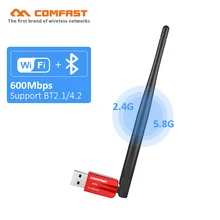 Comfast CF-WU910A 5 ГГц 802.11ac BT 4,2 USB Wifi адаптер USB Ethernet Сетевая карта 600 Мбит/с Wi-Fi адаптер Lan Dongle Wi-Fi антенна