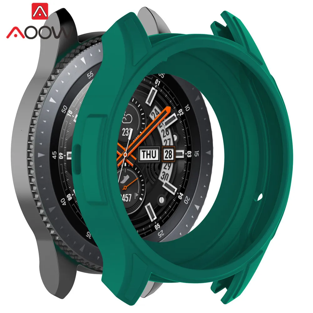 Карамельный цвет силиконовый прозрачный защитный чехол для samsung Galaxy Watch 46 мм SM-R800 Защитная крышка для gear S3 Frontier band