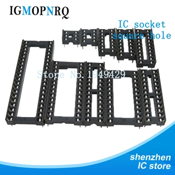 

10PCS IC Sockets DIP6 DIP8 DIP14 DIP16 DIP18 DIP20 DIP28 pins Connector DIP Socket 6 8 14 16 18 20 24 28 pin
