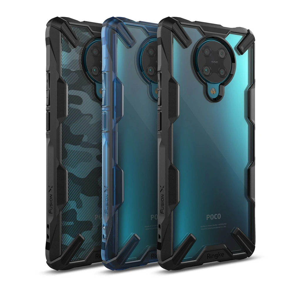 Ringke Fusion-X for Xiaomi K30 Pro Case Transparent Hard PC Back Soft TPU Frame for Redmi Poco F2 Pro Cover