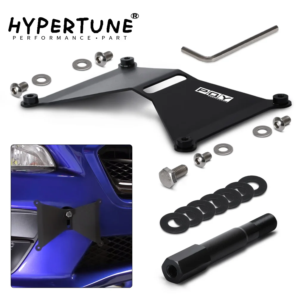Hypertune алюминиевый передний держатель номерного знака Набор для переезда 2015 17 WRX/STi