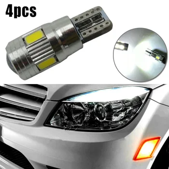 

4pcs 6000K White 10LED Light Lamp CANbus Error Free For Mercedes-Benz W204 Car LED Bulbs Car Headlight Fog Lamp