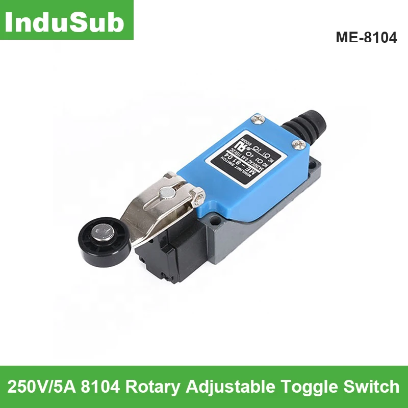 

limit switch ME-8104 Momentary Limit Switch For CNC Mill Laser Plasma 250V/5A 8104 Rotary Adjustable Toggle Switch
