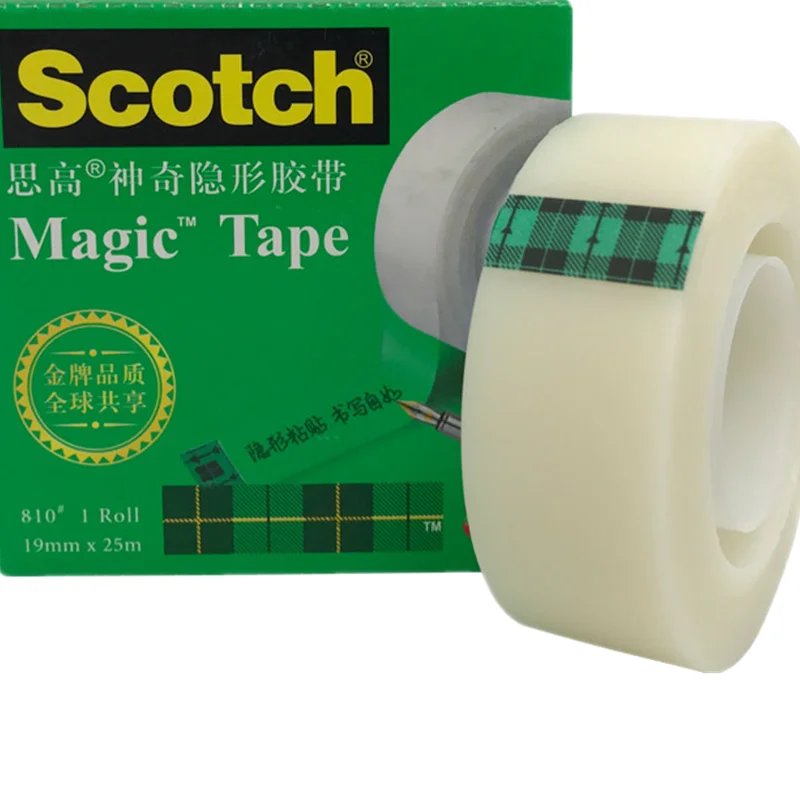 3m Invisible Tape 810 Scotch 19mm*25m Ink Adhesion Test Tape Tape