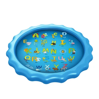

170cm Garden Gaming Family Activities Outdoor Pad PVC Swimming Pool Sprinkle Splash Inflatable Water Play Mat Toy For Kids Party