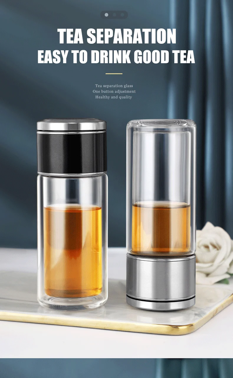 Tasses En Verre Avec Paillettes Et Oreilles De Chat Liummrcy - 2 Pièces 400-500ml | Double Paroi Avec Paille