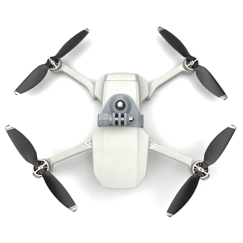 Estensori Carrello Atterraggio Per DJI Mavic Mini 2 – Alza 2,2 Cm, Protegge Gimbal E Batteria, In ABS Leggero (Grigio) - 6