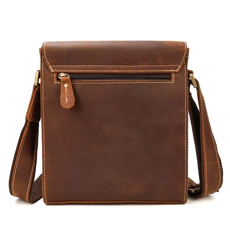 MAHEU винтажная Маленькая мужская сумка из натуральной кожи, Женская откидная сумка из натуральной воловьей кожи, мини-сумка, сумка через плечо
