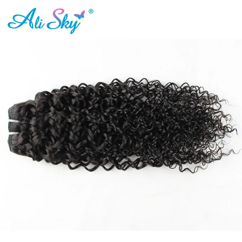 Alisky Malaysian Curly Hair Bundles Kinky Curly Bundles Brazilian Remy Hair Extensions Human Hair Bundles Raw Indian Hair Bundle