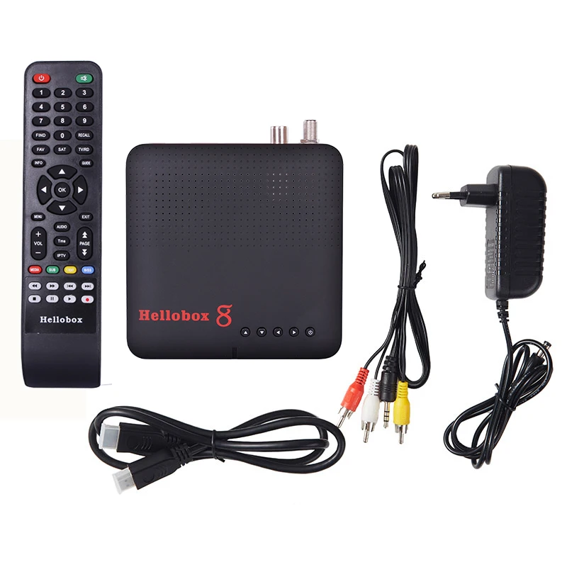 Новый спутниковый приемник Hellobox 8 ресивер стандарта DVB S2 комбинированный ТВ