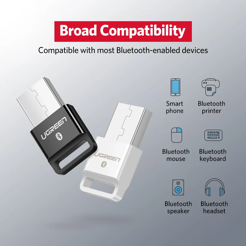 UGREEN USB Bluetooth 4 0 адаптер беспроводной ключ передатчик и приемник для ПК Windows 10 8 7 XP