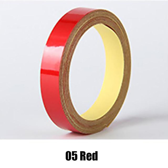 Red Lining Reflective Vinyl Wrap Film Car Sticker Decal Waterproof Anti-fouling And UV Resistant Accessories