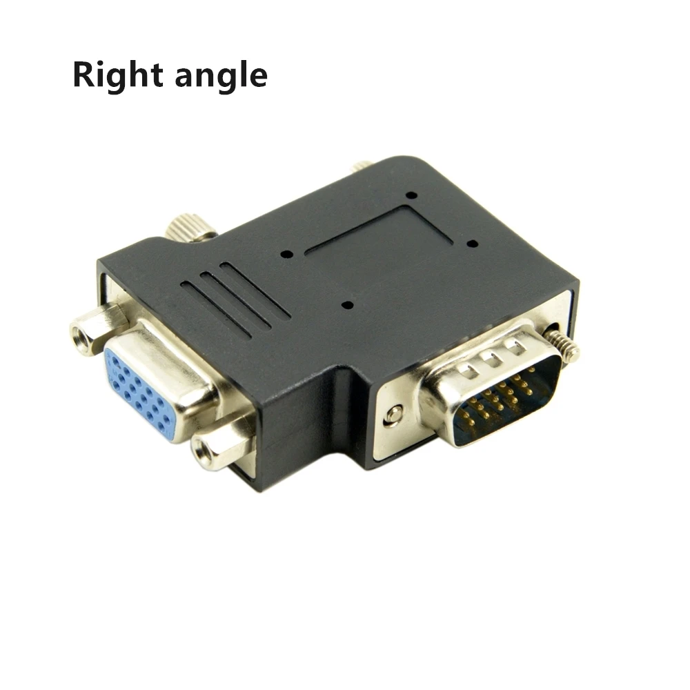 

Vertical Flat 90 Degree Right Angled VGA Male To Female extension Adapter
