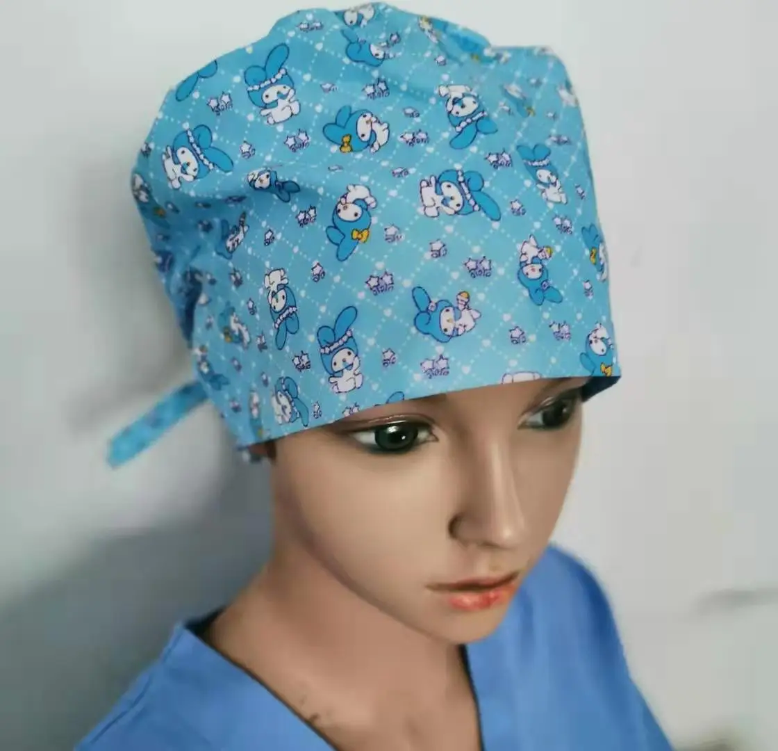 

Home Multi-functional Dental Cap Month Chemo Cap Baotou Sweat Absorbing Comfortable Cotton Printed Surgical Cap