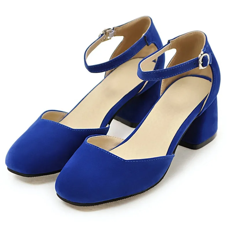 block heel pumps with ankle strap