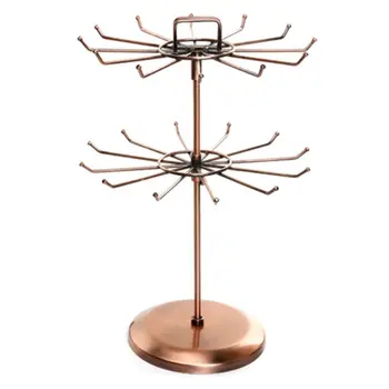 

Medium Duty 2-Tier Counter Top Spinner Display Stand Bracelet Necklace Jewelry X7JB