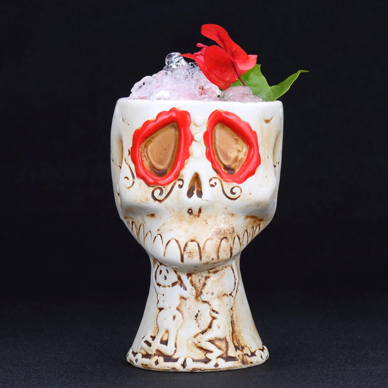 

480ml Hawaii Tiki Mugs Cocktail Cup Beer Beverage Mug Wine Mug Ceramic Tiki Mugs