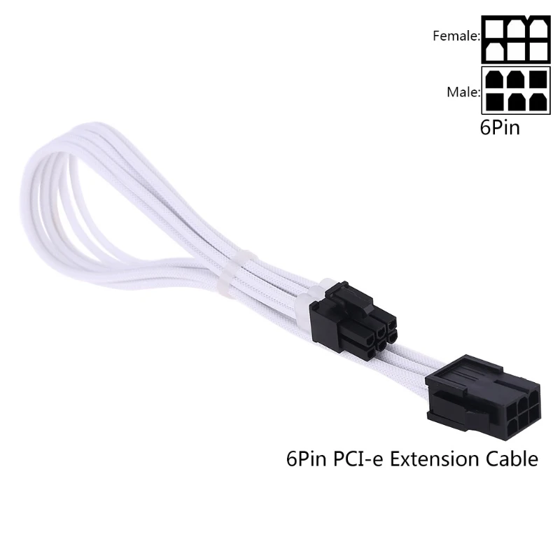 24-Pin ATX/EPS Sleeve Extension Cable Kit for GPU and CPU Power Supply Description Image.This Product Can Be Found With The Tag Names Computer Cables Connectors, Computer Office, Computer Peripherals, Sleeve extension power supply cable