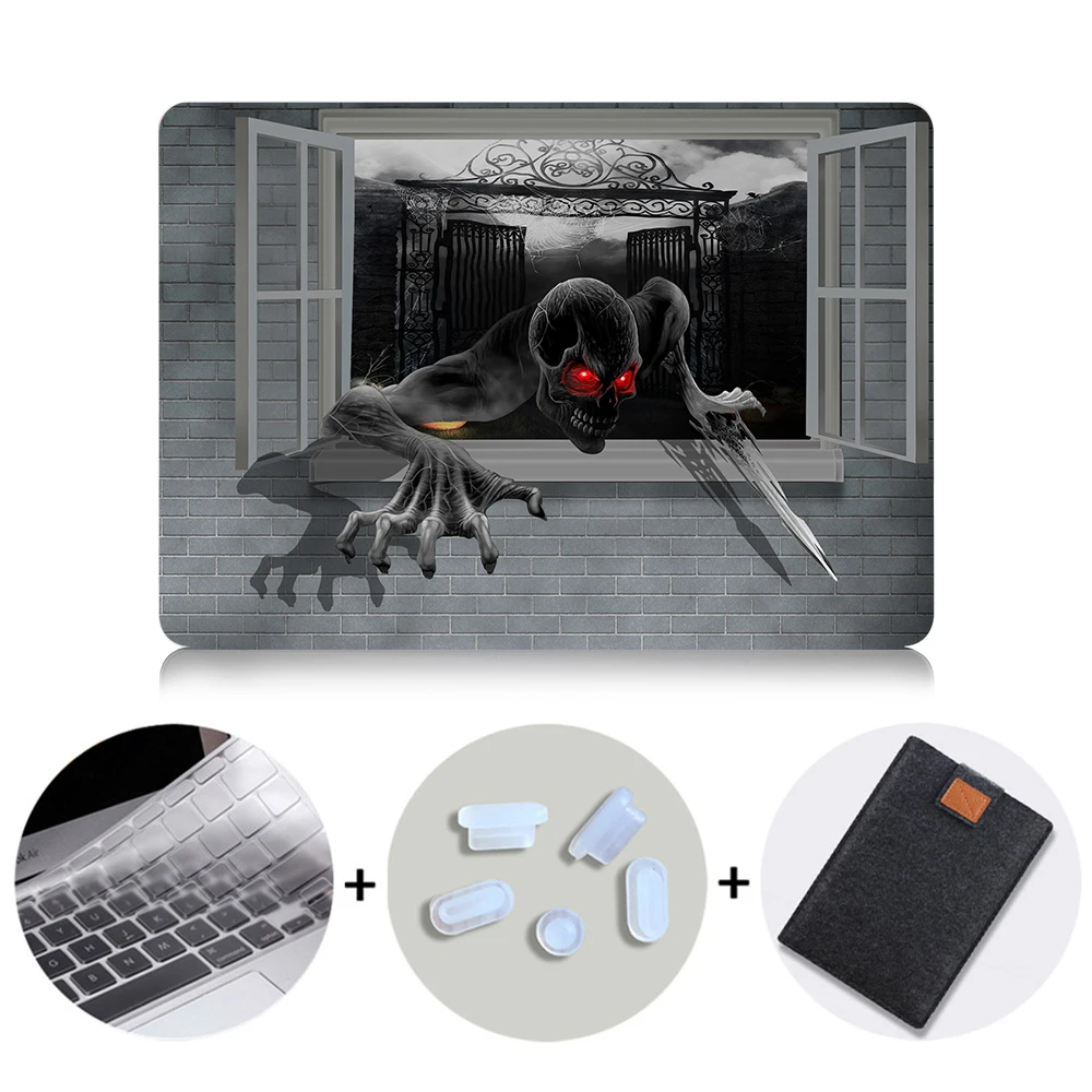 MTT 3D Настенный Чехол для ноутбука Macbook Air 11 13 Pro retina 13 15 с сенсорной панелью для mac book 12 дюймов чехол для ноутбука - Цвет: MB14