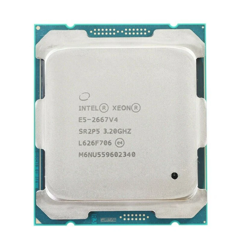 INTEL Ксеон E5 2667 V4 Процессор процессор 8 CORE 3,2 ГГц 25MB L3 кэш 135 Вт SR2P5 LGA 2011 3 - комплектующие для пк