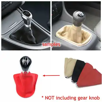 

Universal PU Leather / Flannel Gear Shift Collars Car Hyper Fabric Gear Shift Knob Lever Stick Collar Gaiter Boot Cover
