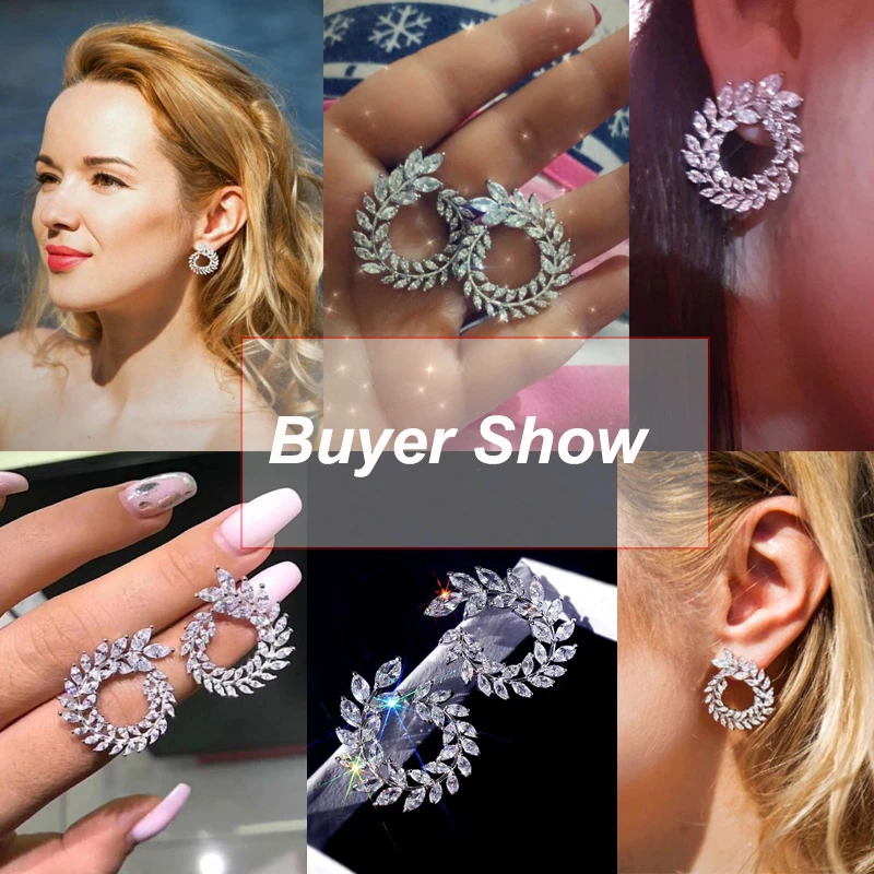 Женские серьги гвоздики с фианитами в виде ветки|brand stud earrings|fashion earringsstud earrings |