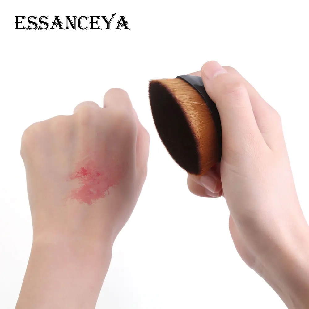 ESSANCEYA, 1 шт., набор кистей для макияжа BB Cream, плоская кисть для пудры, гладкая плотная Кисть для макияжа с коробкой, косметический инструмент для красоты