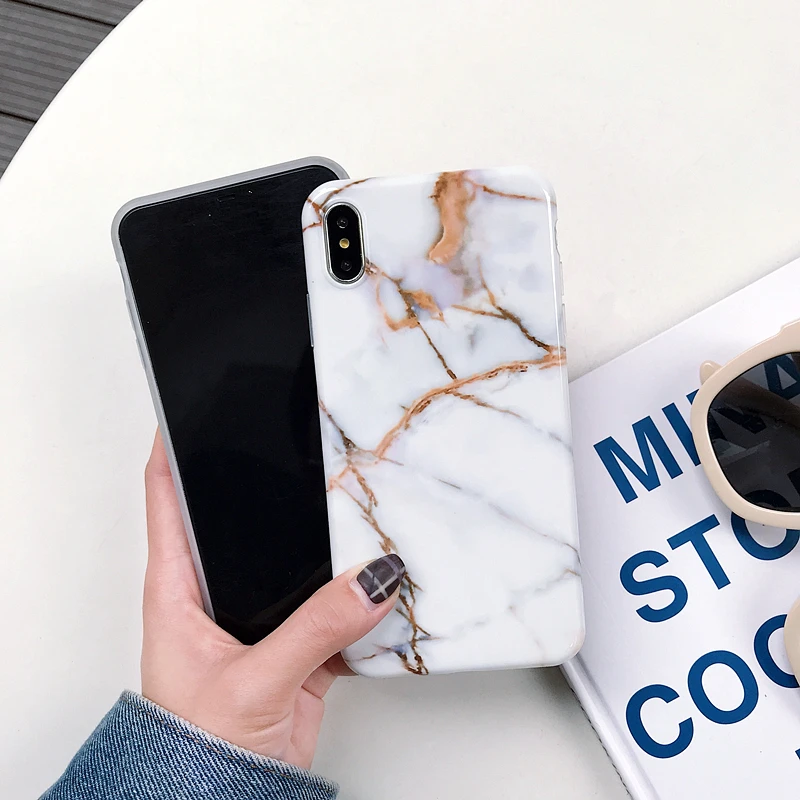 Мрамор мягкая текстура силикон чехол для телефона для samsung Galaxy A10 A10S A20 A20S A30 A30S A50 A50S A70 A90-5G M10 A7 A9 A6 плюс