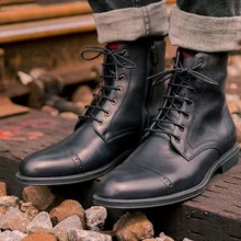 Men Genuine Cow Leather Boots Fashion Casual Leather Work Martins Boots Men Outdoor Sneakers Rubber Man Ankle Shoes Men Genuine Cow Leather Boots Fashion Casual Leather Work Martins Boots Men Outdoor Sneakers Rubber Man Ankle Shoes