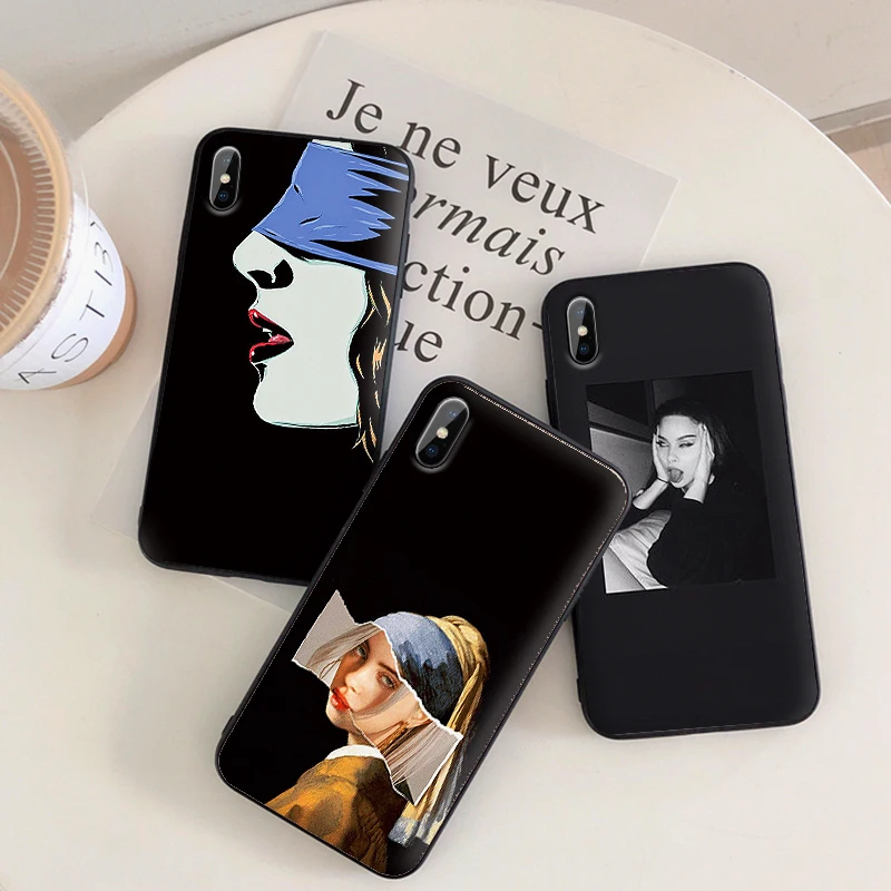 silicon case on for xiaomi mi 8SE 8 LITE coque xaomi 8lite Xiomi mi8 lite soft back cover fundas cases para sexy women | Мобильные