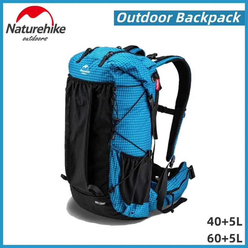 Naturehike походный рюкзак 60 + 5L унисекс сверхлегкий открытый кемпинг альпинизм