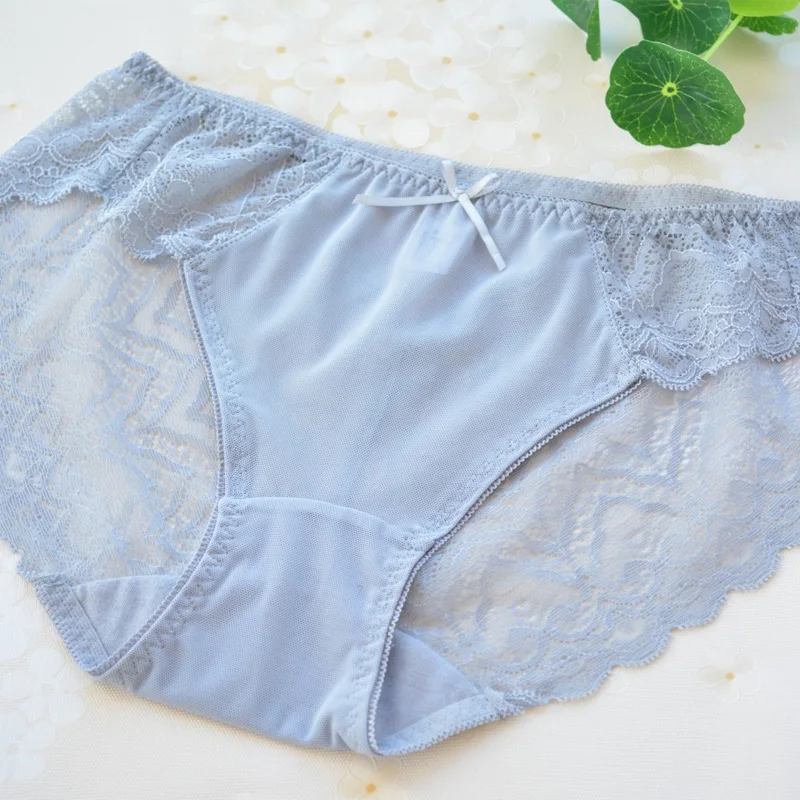 5pcs/lot Ladies Underpanties Plus Size Lingerie large size Briefs For Women Brief Female hipster Underpant Sexy Lace Underwear