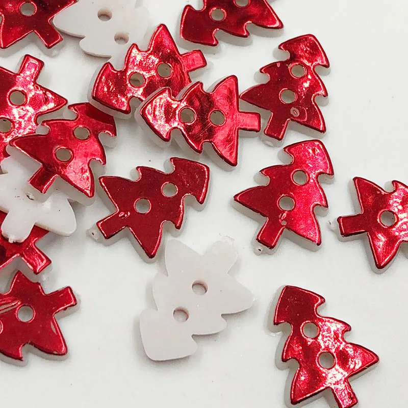 20pcs Mixed Resin Christmas Buttons Snowflake Christmas Tree 2 Holes Sewing  Round Buttons Gingerbread Man Embellishments Craft - AliExpress