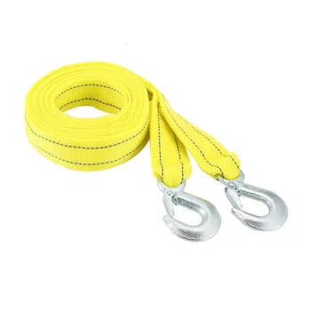

Winch Rope 5 Tons 4m Car Towing Rope Tow Cable Strap Towing Pull Rope with Hooks for Heavy Duty Car Emergency Rescue Rope