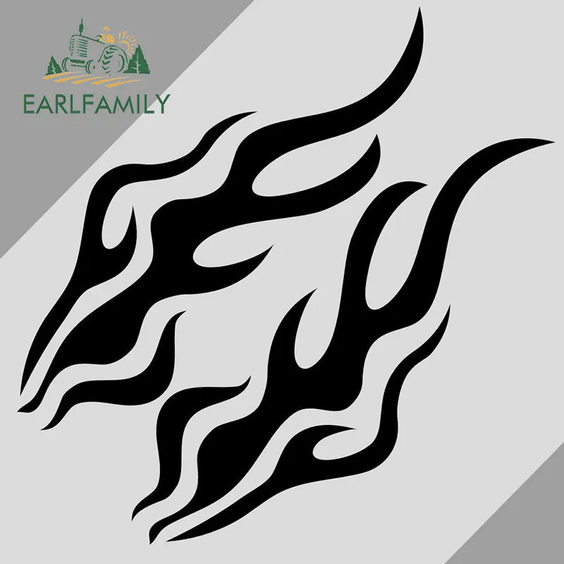 EARLFAMILY 70 см x 24 см 2x наклейка на голову автомобиля s этническое пламя графика виниловые наклейки на капот наклейки автомобильные аксессуары обертывание