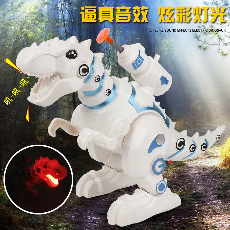 

Today 2904 # New Style Electric Machinery T-Rex with Music Light-Walking Electric Imitation Dinosaurs