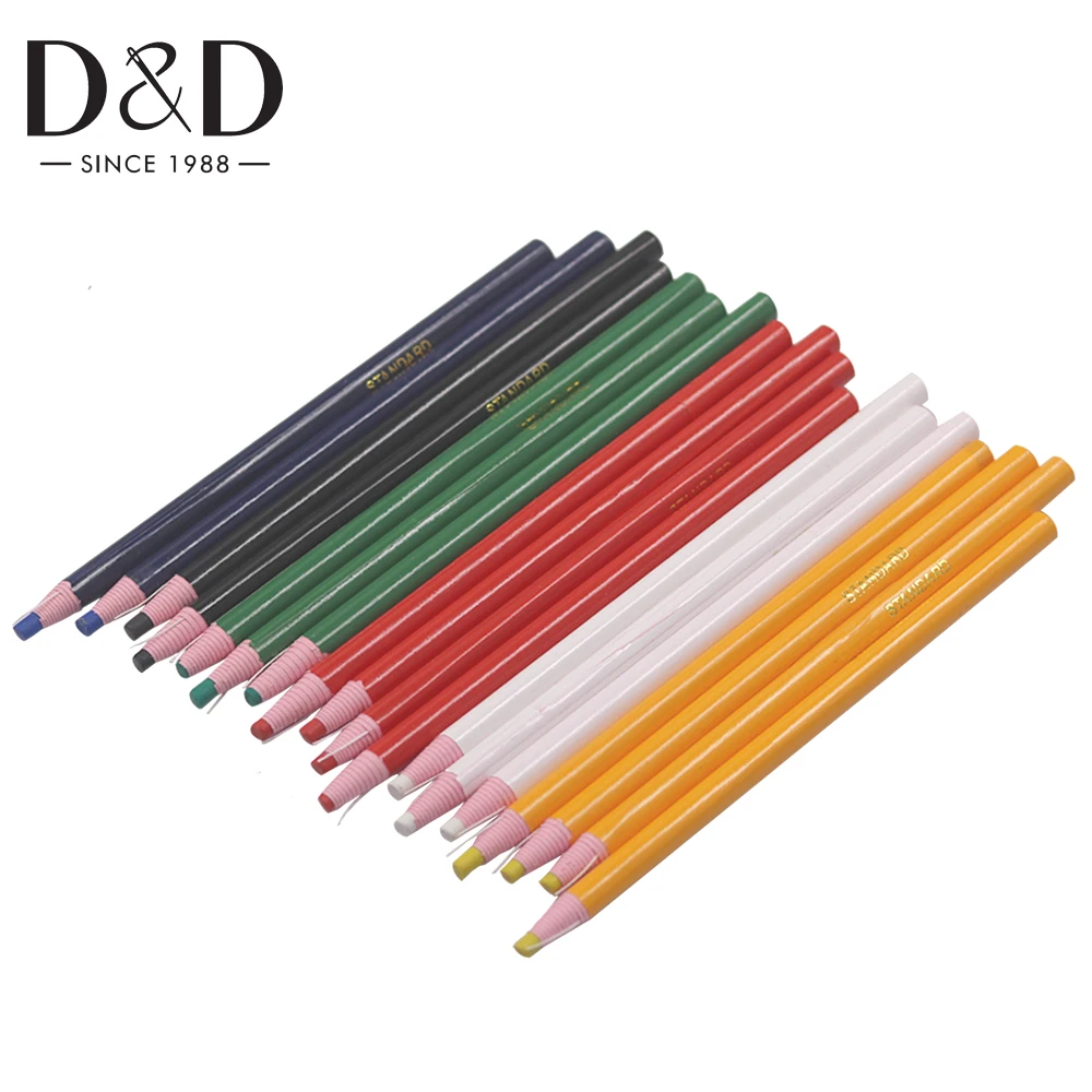 

D&D 60Pcs Cut-free Sewing Tailor's Chalk Pencils Fabric Marker Pen Sewing Garment Pen for Tailor Sewing Accessories Wholesale
