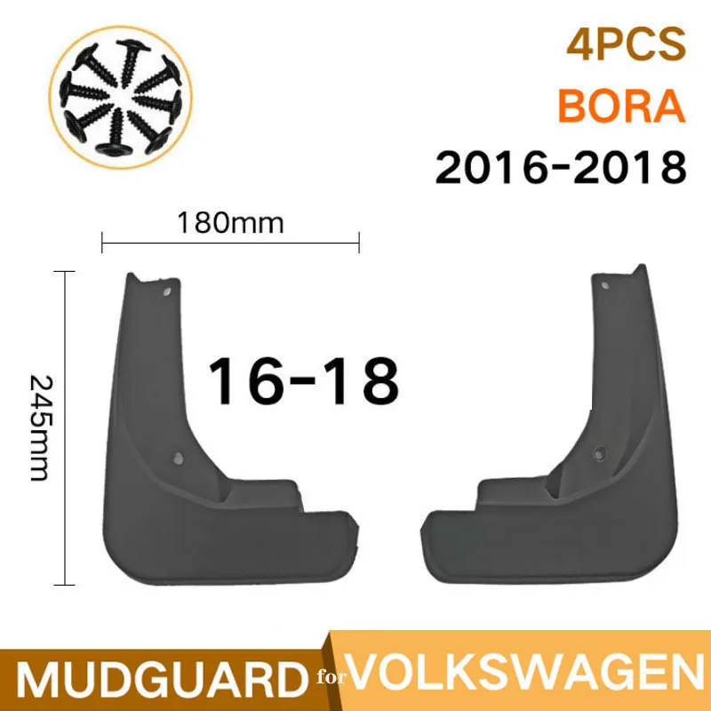 

Автомобильные Брызговики для VOLKSWAGEN Bora 2016-2018 2017, брызговики, брызговики, передние и задние брызговики, автомобильные наклейки