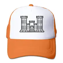 Американский армейский корпус инженеров унисекс Сетка Регулируемая простая бейсбольная кепка Дальнобойщик Шляпа