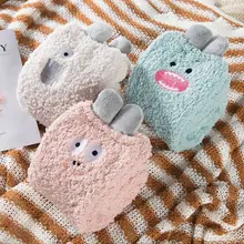 Женские носки для девочек; милые домашние носки для сна из кораллового флиса с кроликом