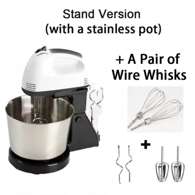 

Electric Dough Hand Egg Mixer Food Beater Household Whisk