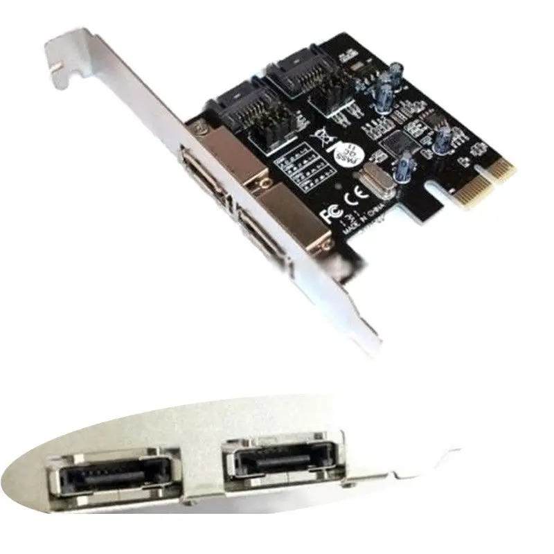 Pci-E для Sata3 Pci E Sata3.0 6 ГБ/сек. Ssd Asmedia Чип расширения карты Asm1061