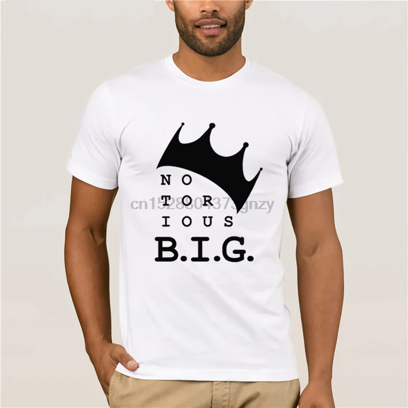 2019 модная футболка 100% хлопок King Biggie Small The Notorious B I G Big Poppa хип-хоп музыка рэп |
