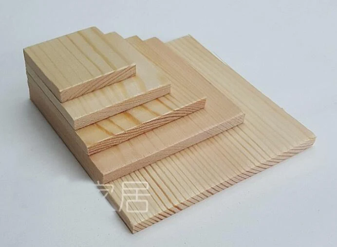 

10pcs Length:50mm Width:50mm Thickness:10mm Solid Wood Chips Square Coasters Handmade Models Children's Creative Materials
