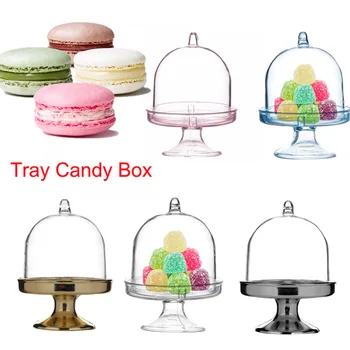 

1Pc Hot Transparent Plastic Tray Candy Box for DIY Wedding Candy Box Baby Shower Birthday Guests Gift Box Storage Party Supplies