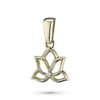 

Pendant made of yellow gold with diamond e0301pd11173300