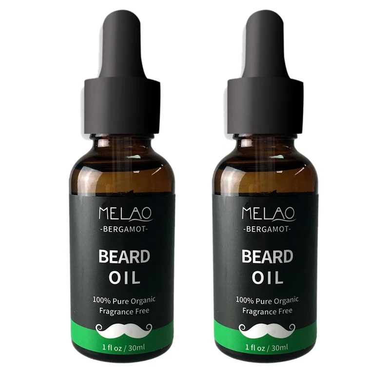 Melao 2 шт./компл. масло для бороды для мужчин укрепляет здоровый рост бороды и марокканского ореха масло воск улучшает Глянцевая стойкая Мужская Борода S