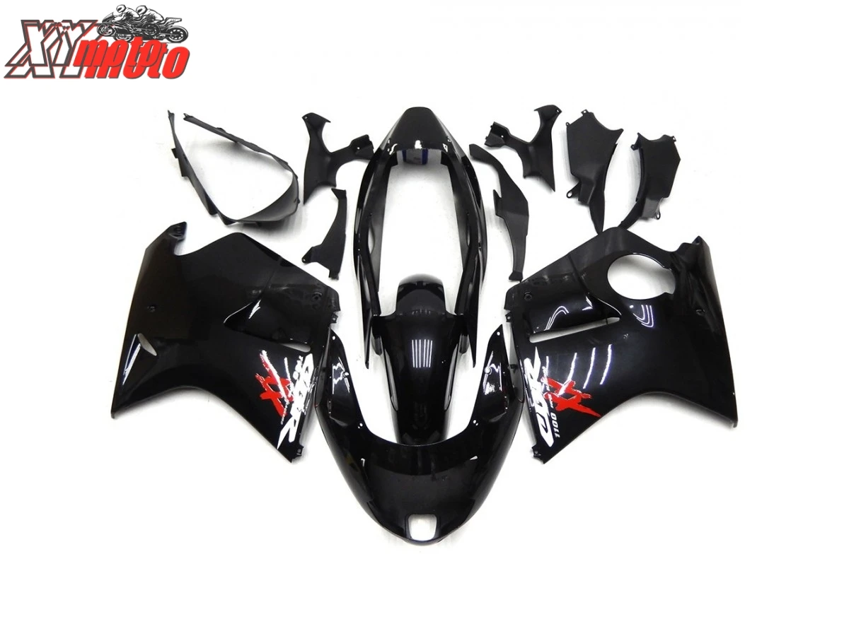 

ABS Fairing Kit For Honda CBR1100XX 1996-2007 Motorcycle Injection ABS plastic Fairings CBR 1100XX 96-07 Black Gloss Bodyworks